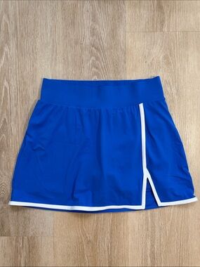 all in motion Royal Blue Athletic Skort with White Trim